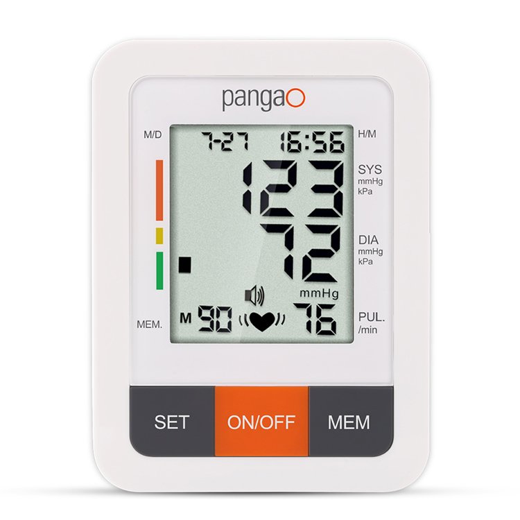 High quality multi language heart rate measuring blood pressure monitor digital sphygmomanometer