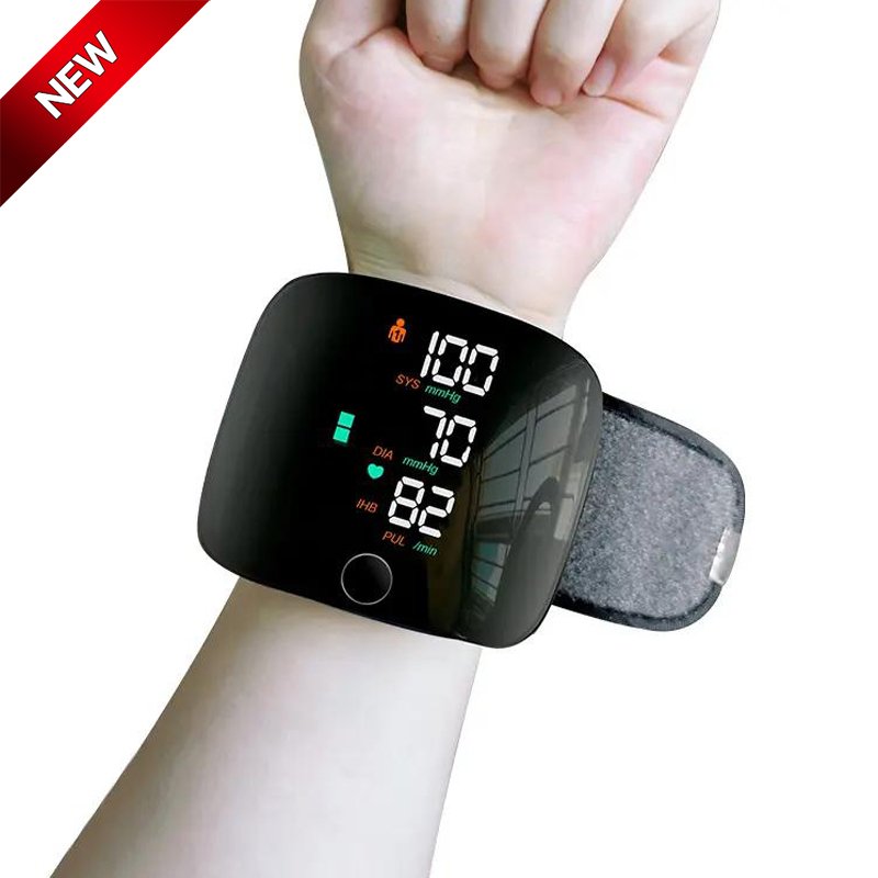 Rechargeable Voice Wrist BP Monitor 24 Hour Electronic Digital Wrist Blood Pressure Monitors