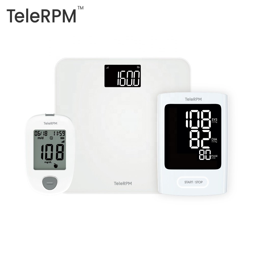 TeleRPM cellular telehealth medical equipment solution covers 4G blood pressure monitor to help our RPM/RTM/CCM customers grow