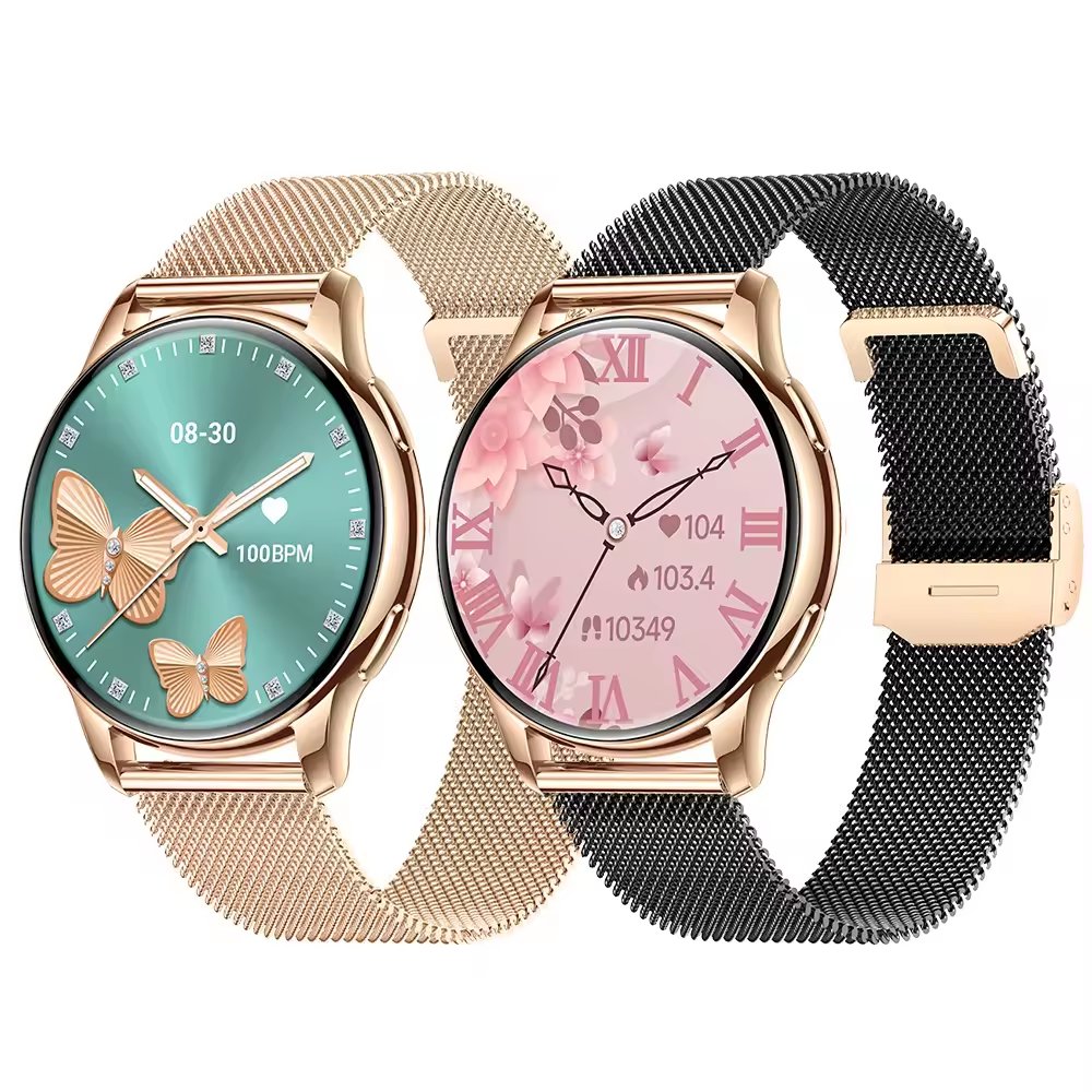 Lady Amoled Smart Watch BT Call Heart Rate Monitor IP68 Waterproof 1.32 Inch Screen Reloj Smartwatch Y11 APP GPS sports Watches