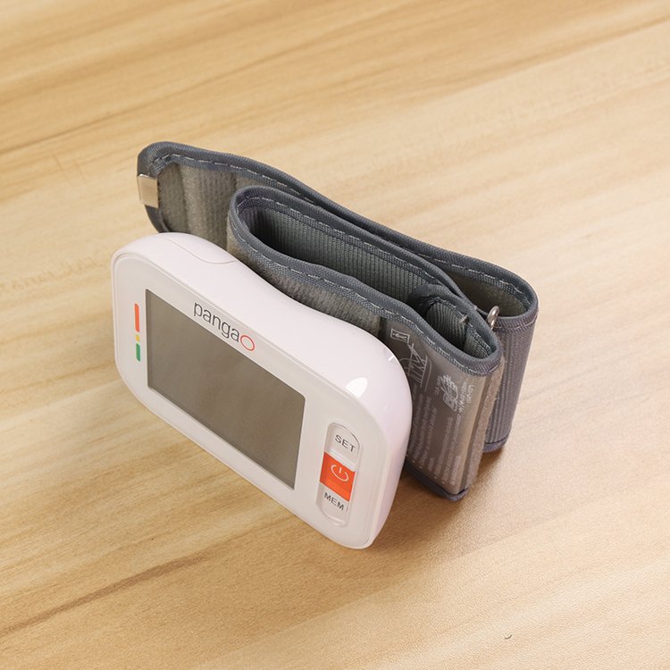 Pangao hot sale digital oem mini portable medical high quality wrist blood pressure bp machine monitor