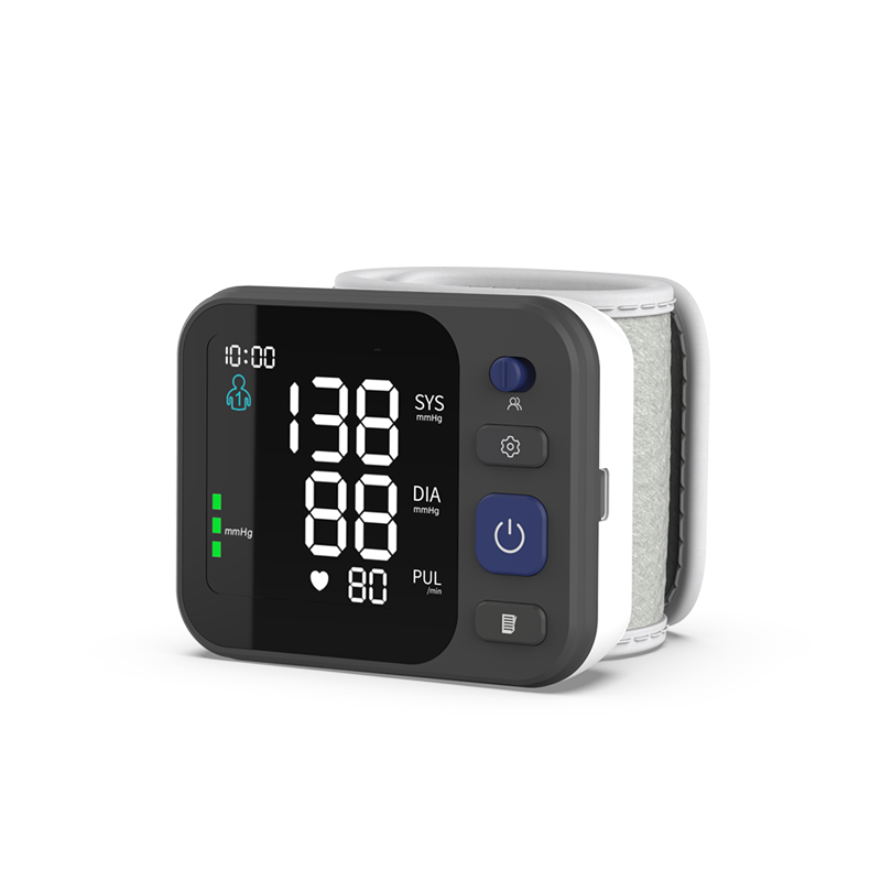 Portable Bp Monitor Blood Pressure Monitor LCD Display Sphygmomanometer Digital Tensiometer Bp Machine Blood Pressure Cuff Wrist