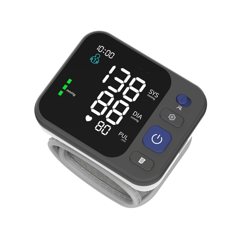 Portable Bp Monitor Blood Pressure Monitor LCD Display Sphygmomanometer Digital Tensiometer Bp Machine Blood Pressure Cuff Wrist