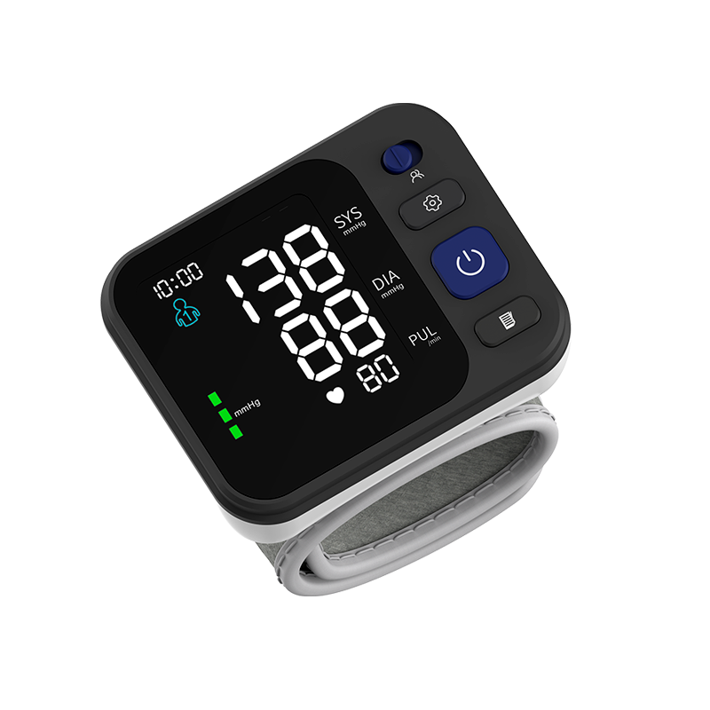 Portable Bp Monitor Blood Pressure Monitor LCD Display Sphygmomanometer Digital Tensiometer Bp Machine Blood Pressure Cuff Wrist