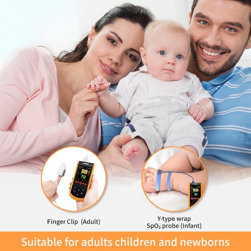 Lepu Creative Professional manufacturer chooses children's professional pulse oximeter with rotatable sensor