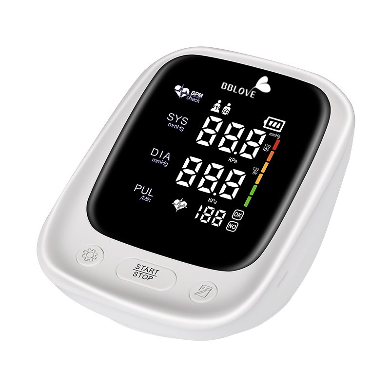Professional Large LED Screen Accuracy Automatic Type-C Digital Arm bp Monitor Blood Pressure