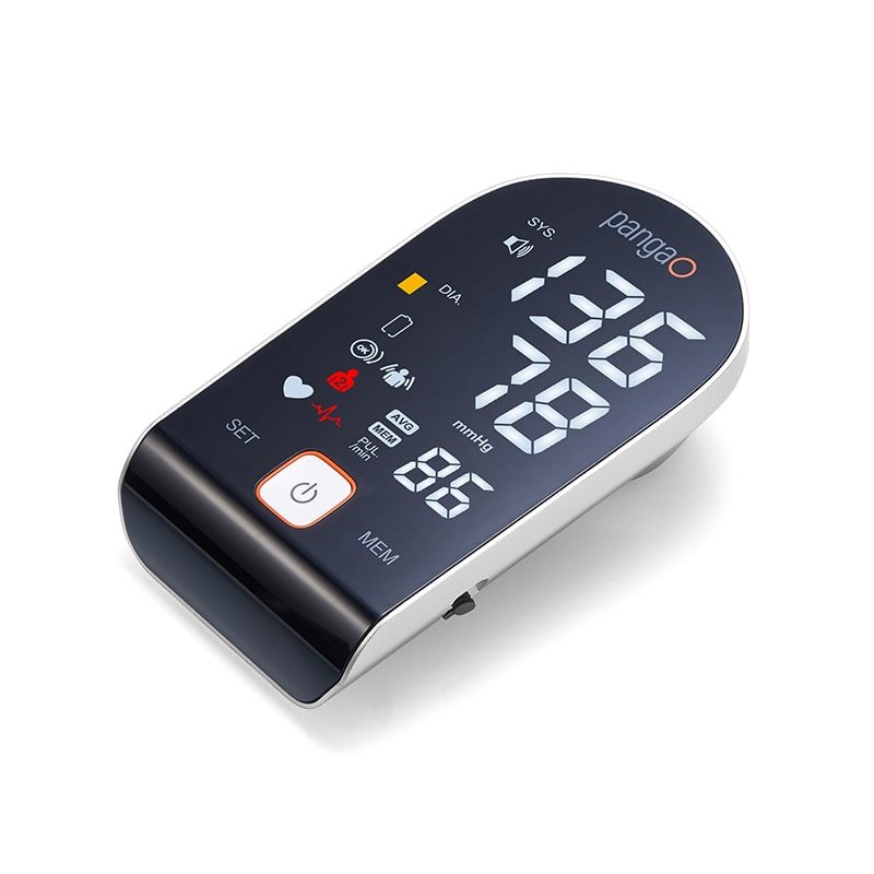 Pangao CE ROHS approved electronic upper arm cuff BP machine device mecical digital blood pressure monitor
