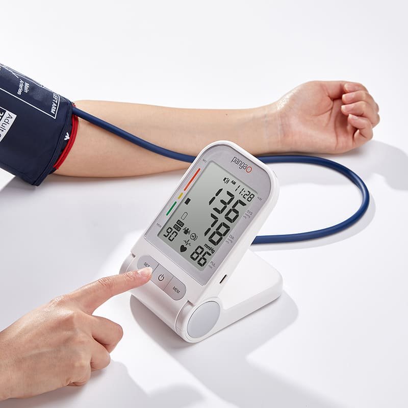 Electronic medical tensiometro LCD screen digital upper arm blood pressure monitor accurate bp machine spaygmomamometer