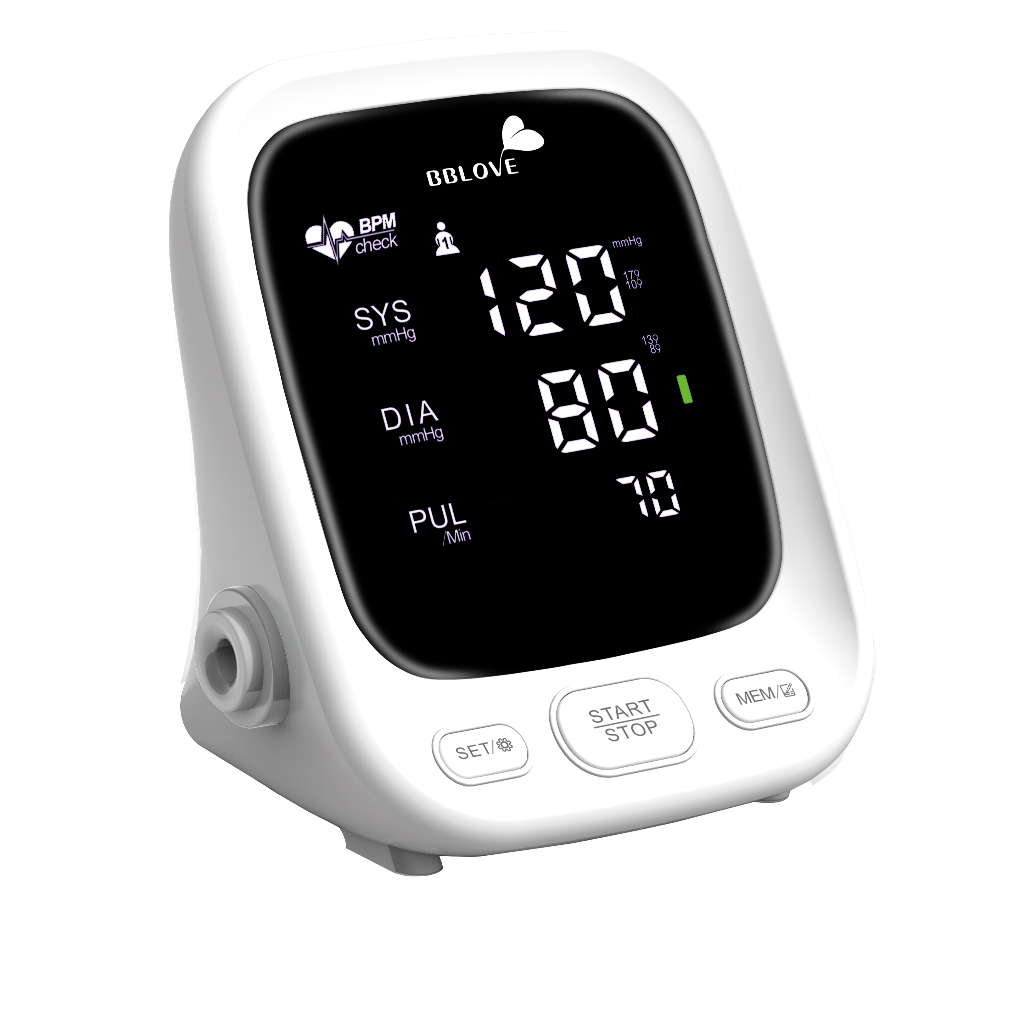 Big Screen LED display Digital Blood Pressure Monitor Smart Sphygmomanometer BP Machine Factory Price