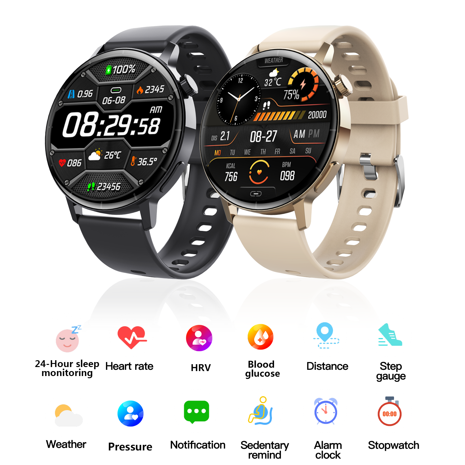 Hot selling F67S smartwatch with high-definition large screen, waterproof, sports and fitness tracking, smartwatch made in China