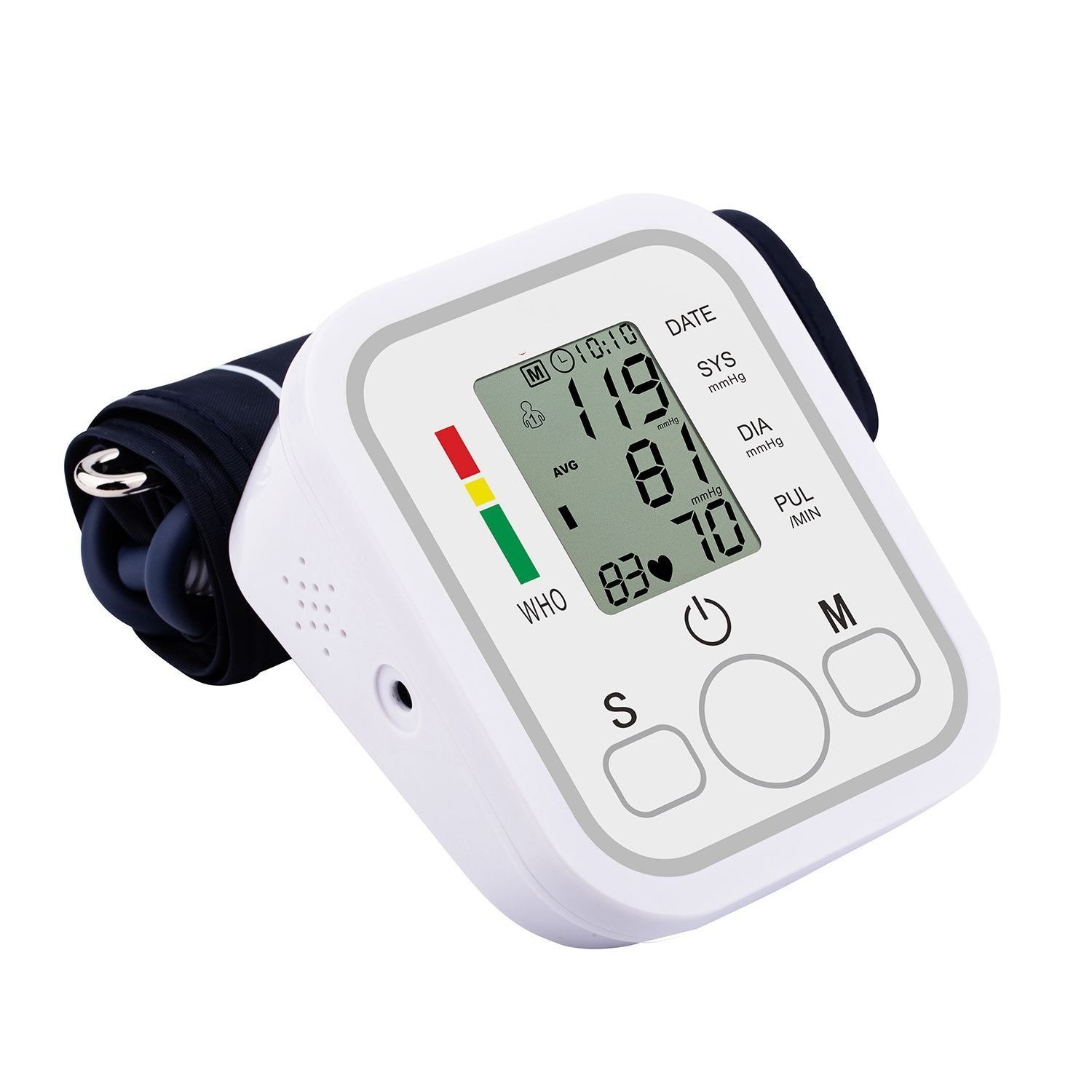 Digital Blood Pressure Monitor Portable Electronic Upper Arm BP Machine