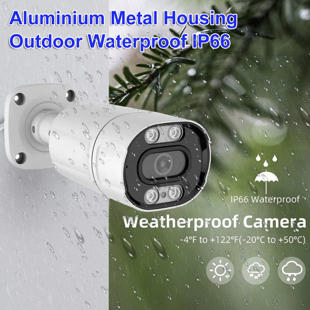 Full Color CCTV Camera ColorVu Series 5MP Bullet CVI CVBS TVI AHD 4 in 1 Camera Full Color Night Vision