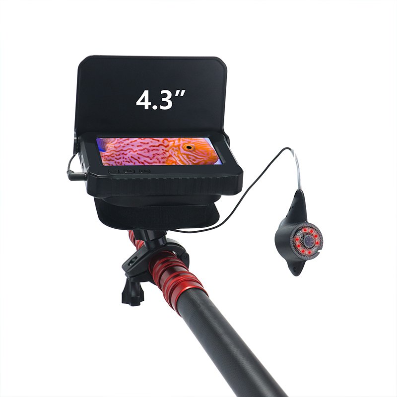 IP68 waterproof portable fish finder with 4.3 inches screen IPS screen for catfish fishing accessories and equipment