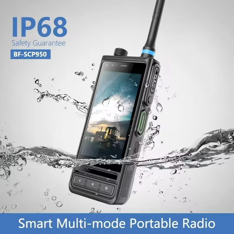 Belfone Bf-SCP950 IP68 Android System Analog Dmr Poc Telsiz Integrated Smart Radio Phone with Multi-Media Function GPS Radio