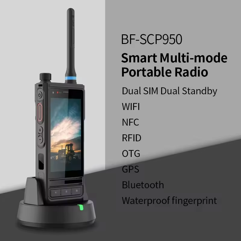 Belfone Bf-SCP950 IP68 Android System Analog Dmr Poc Telsiz Integrated Smart Radio Phone with Multi-Media Function GPS Radio