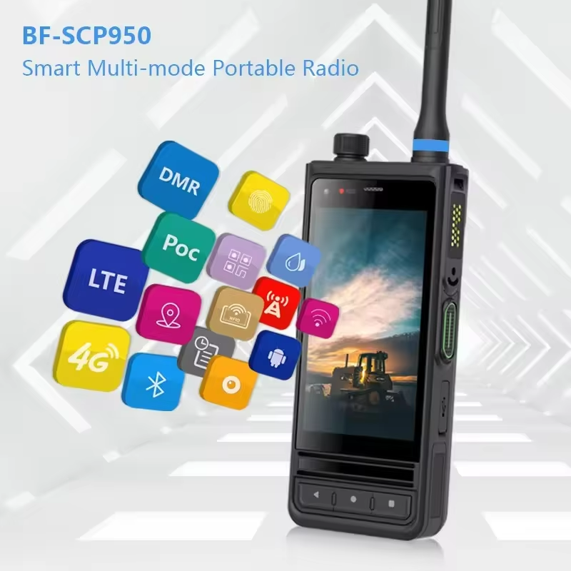 Belfone Bf-SCP950 IP68 Android System Analog Dmr Poc Telsiz Integrated Smart Radio Phone with Multi-Media Function GPS Radio