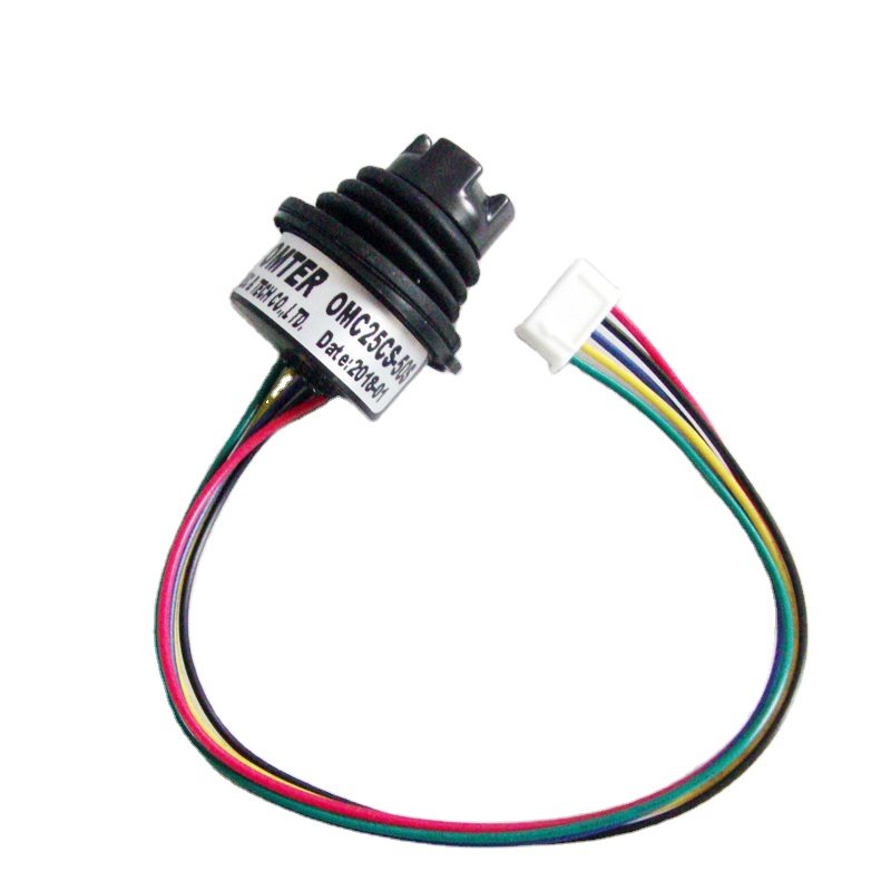 OMC25 series hall effect miniature proportional joystick Micro Single Axis Hall Effect Thumb Controller