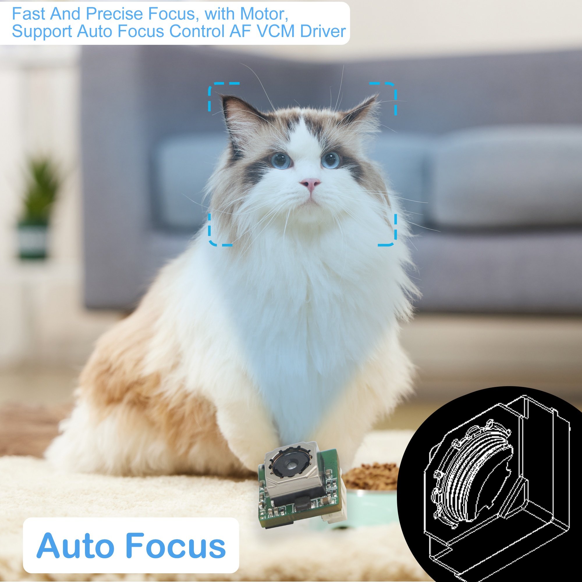 Factory custom 2MP 1080P HDR 60fps Mini Camera Module OV2740 Cmos Sensor USB Interface Wide dynamic mobile phone camera module