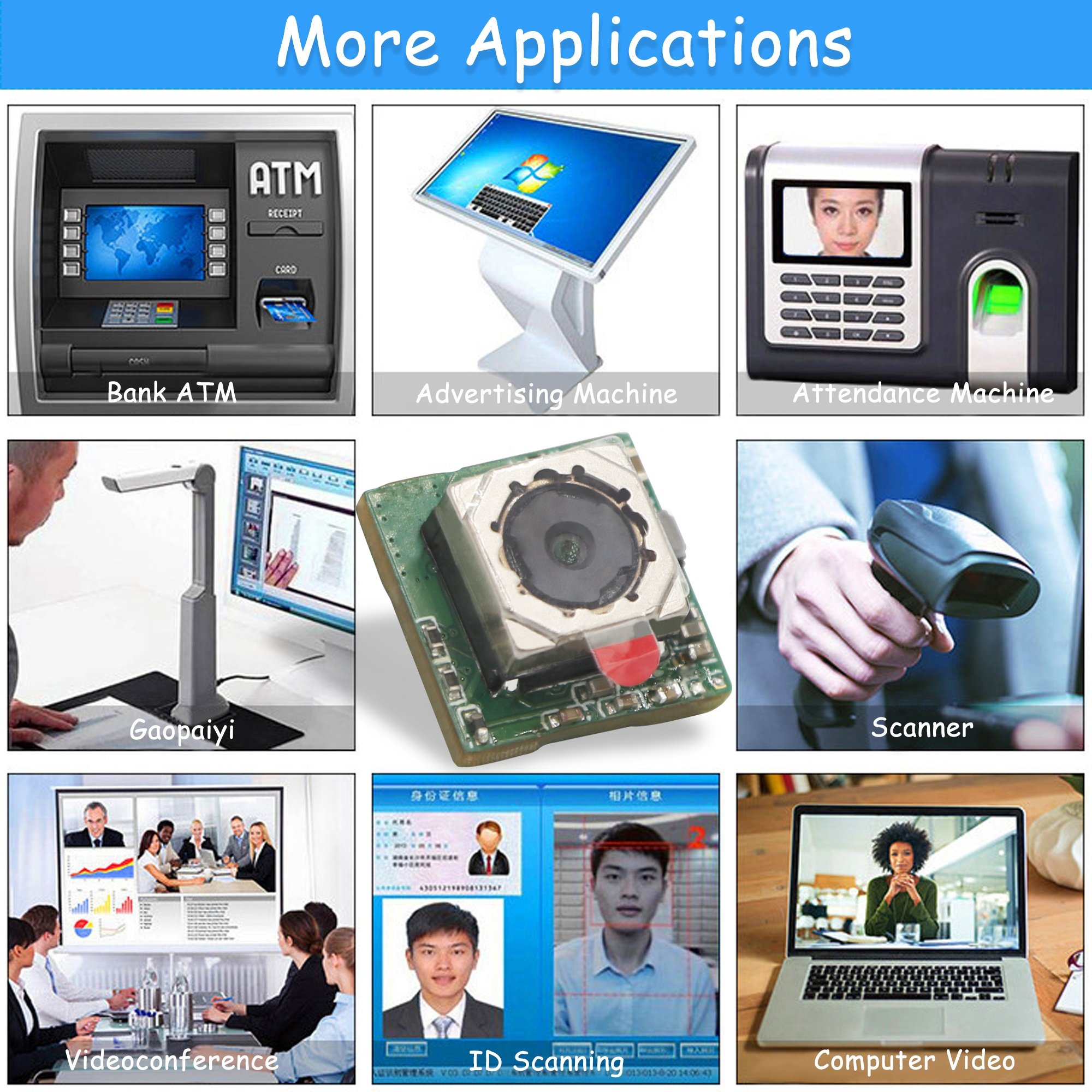 Factory custom 2MP 1080P HDR 60fps Mini Camera Module OV2740 Cmos Sensor USB Interface Wide dynamic mobile phone camera module