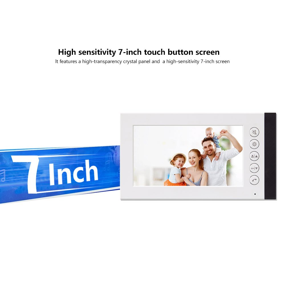 Factory Supply 7 inch HD Monitoring Sensing Safe And Convenient Doorbell Camera Video Intercom System for Home Security