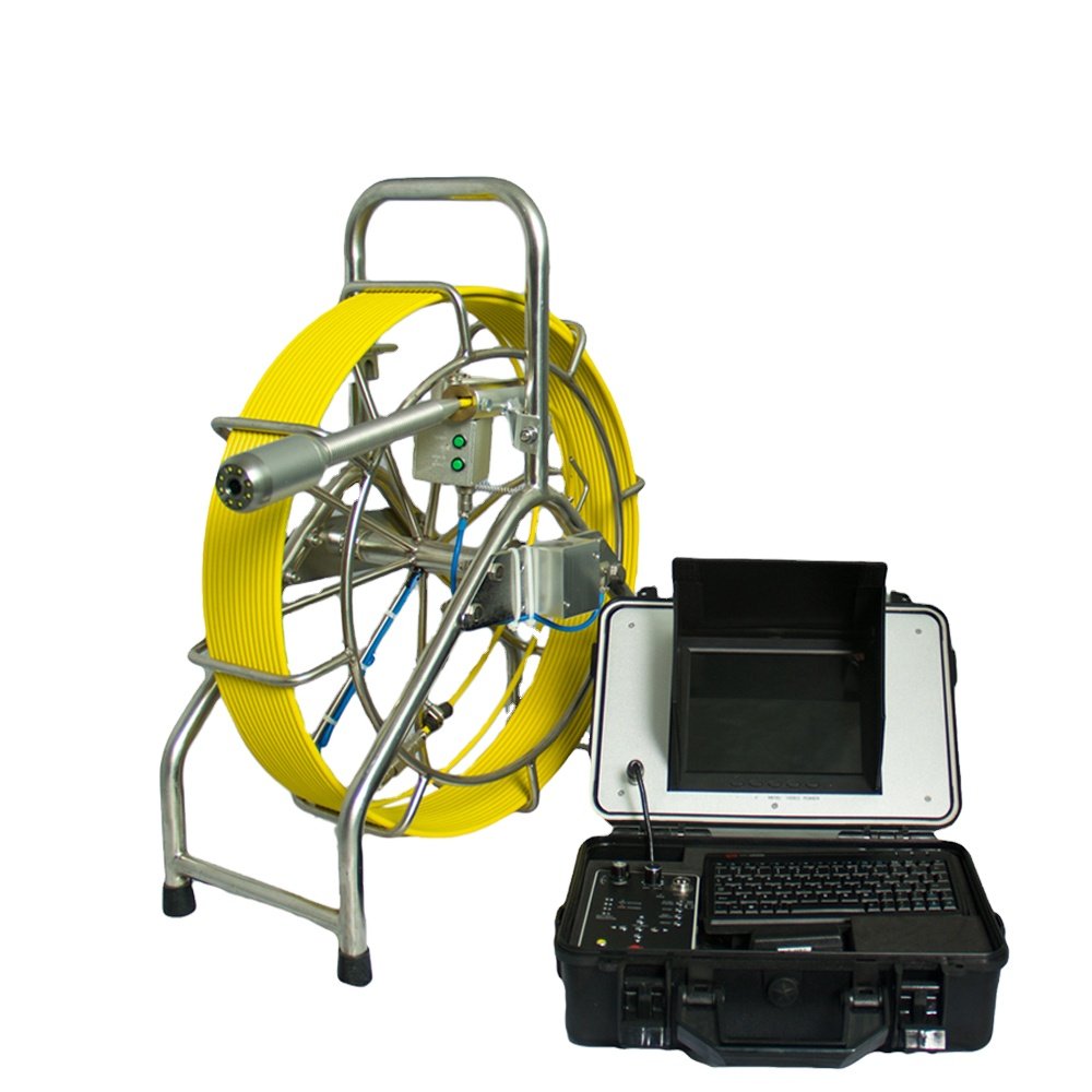 Vicam 40mm self level image used sewer camera for sale 60m endoscope pipe inspection camera