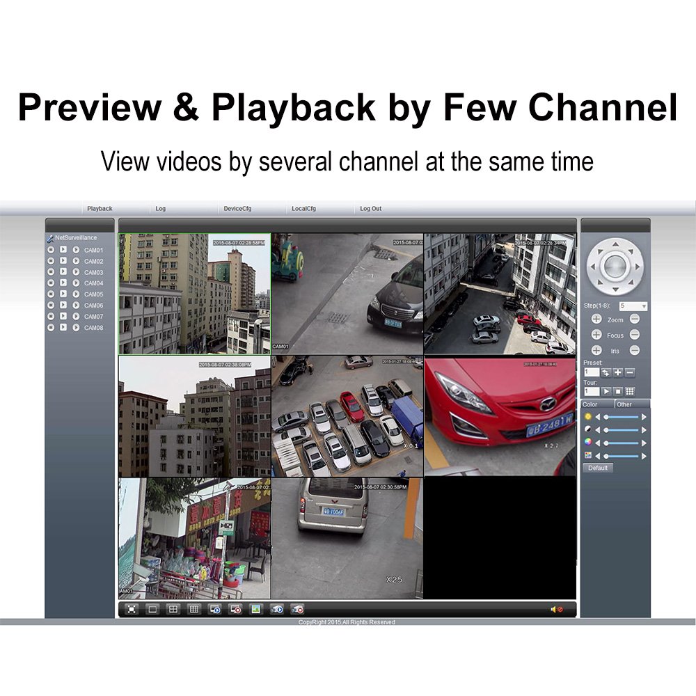 Anxinshi H.265 6 in 1 8ch DVR 2MP Multi-Languages GUI Dual-stream 6in1 DVR 1SATA 8ch 8TB 1080N HD Analog 6 IN 1 DVR