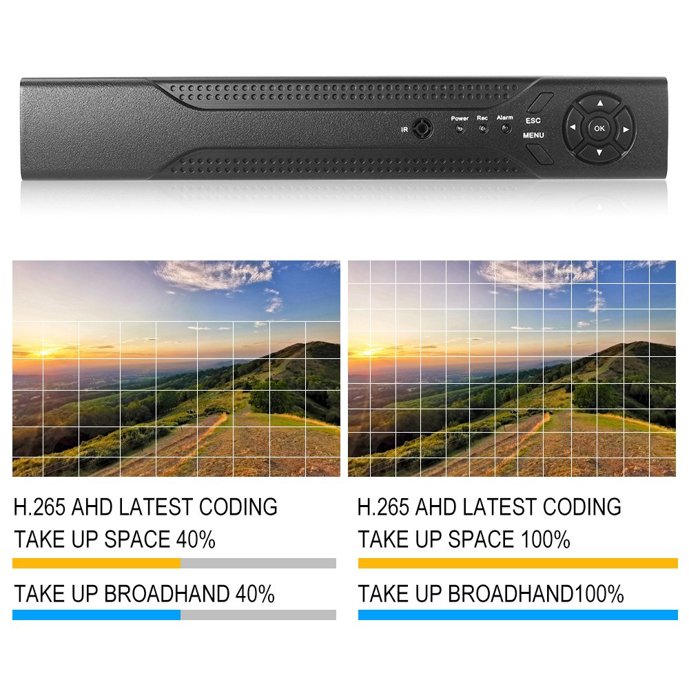 Anxinshi H.265 6 in 1 8ch DVR 2MP Multi-Languages GUI Dual-stream 6in1 DVR 1SATA 8ch 8TB 1080N HD Analog 6 IN 1 DVR