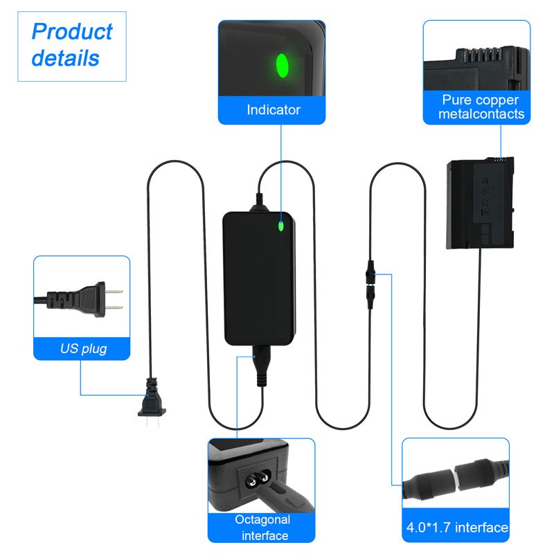 Fake Battery EP-5B EN-EL15 For Nikon Camera External Power Adapter