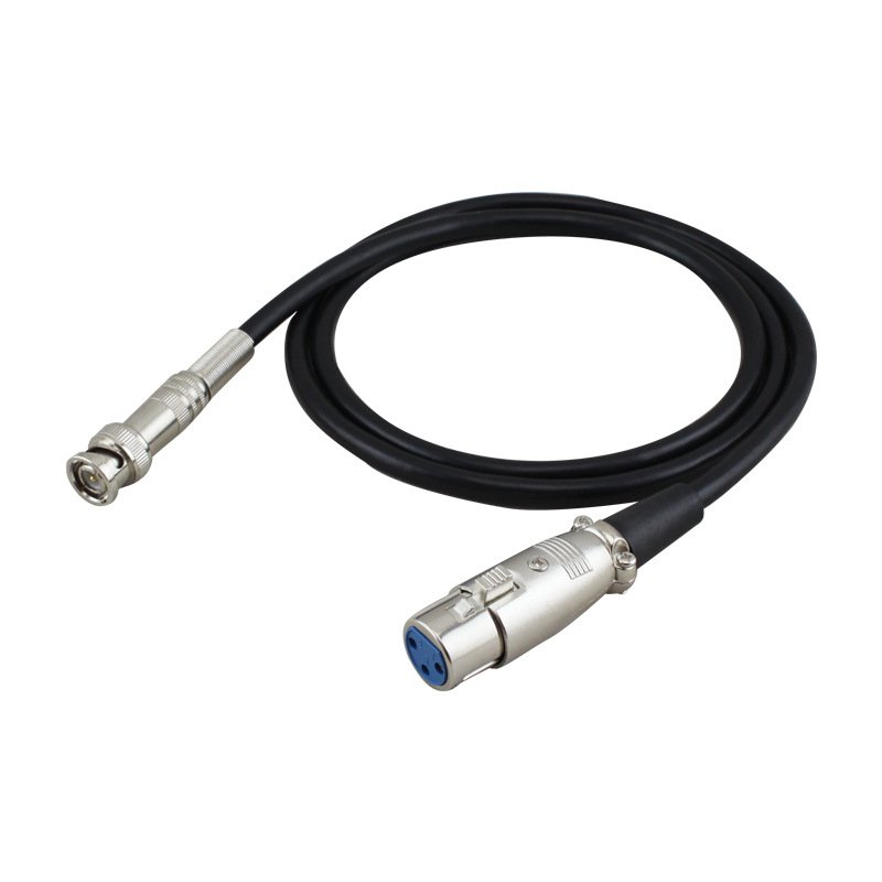 Customize XLR to Q9 XLR to BNC coaxial analog signal cable, male to male to female audio camera connection cable