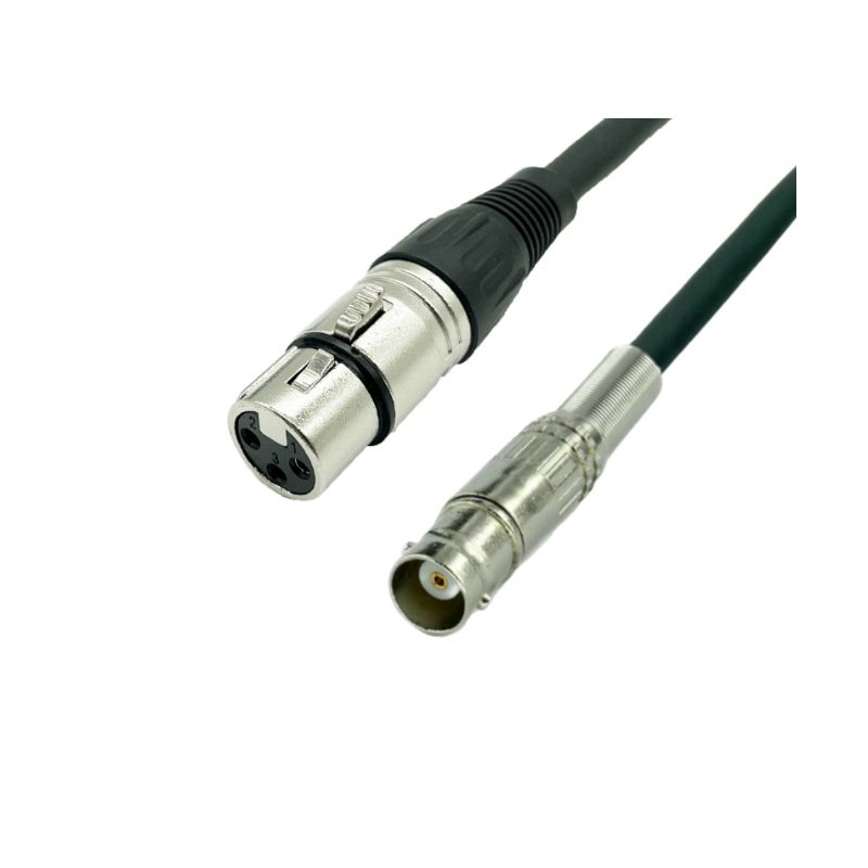 Customize XLR to Q9 XLR to BNC coaxial analog signal cable, male to male to female audio camera connection cable