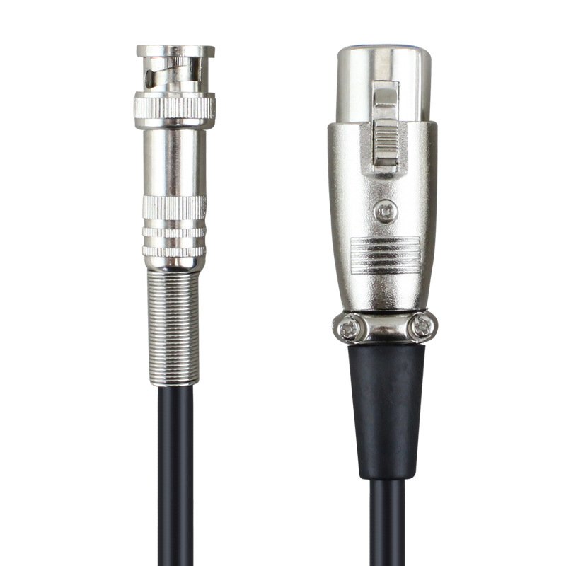 Customize XLR to Q9 XLR to BNC coaxial analog signal cable, male to male to female audio camera connection cable