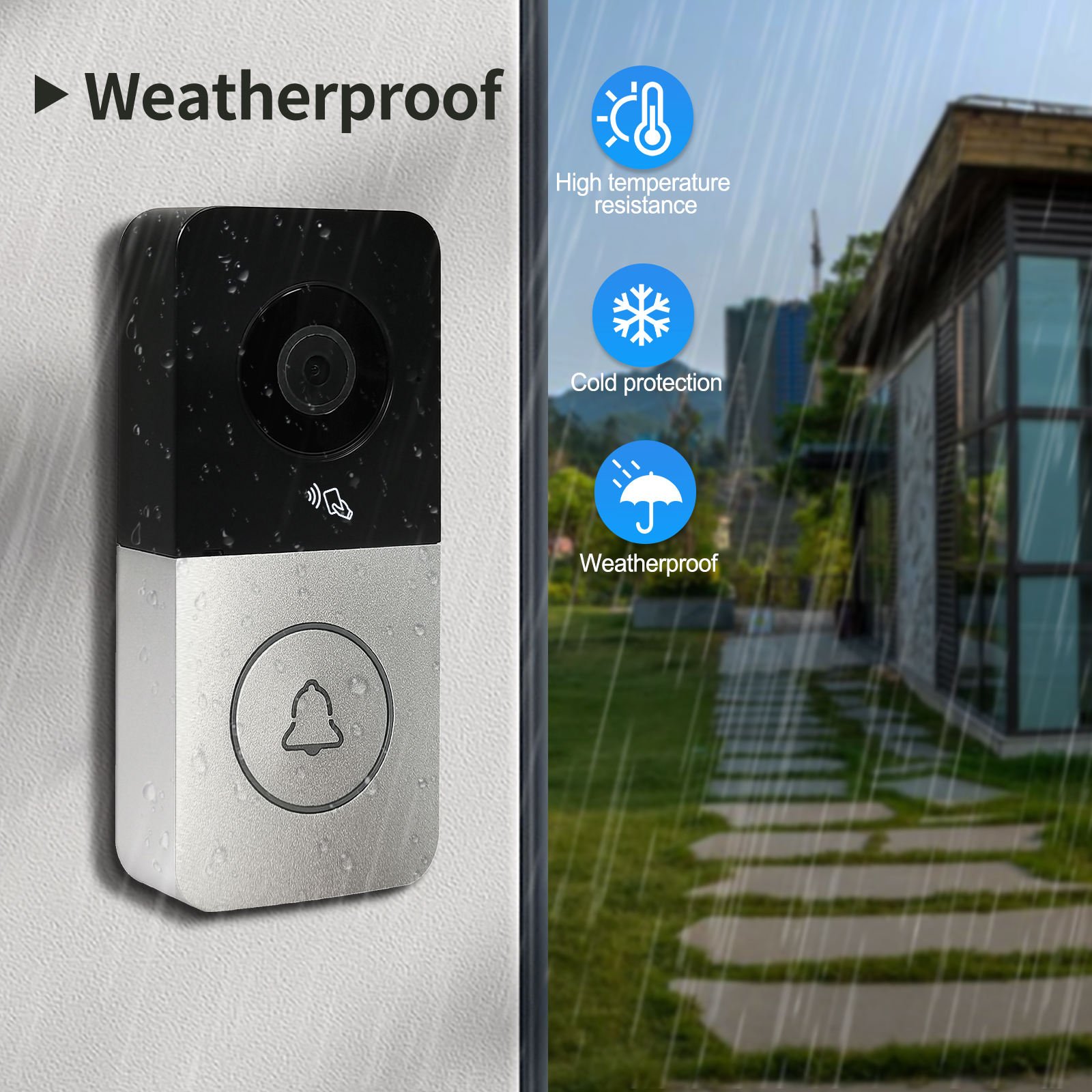 TCP/IP Smart Video Intercom Door Phone Video Intercom System Visual Home Doorbell Camera For Villa