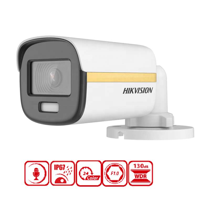 Original Hik 2mp Cctv Camera Ip67 1080p Colorvu Fixed Bullet Analog Full Color Camera Cctv Security Light Bulb Ptz Camera