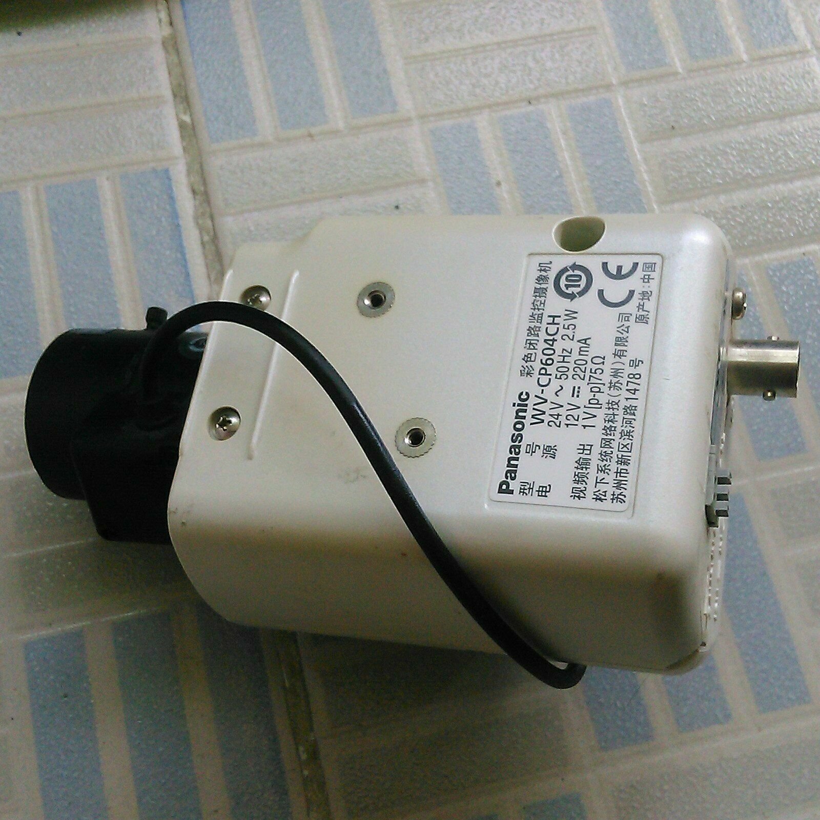 Used 1Pc WV-CP604CH Analog HD Gun Cashier Surveillance Camera WV-CP604CH