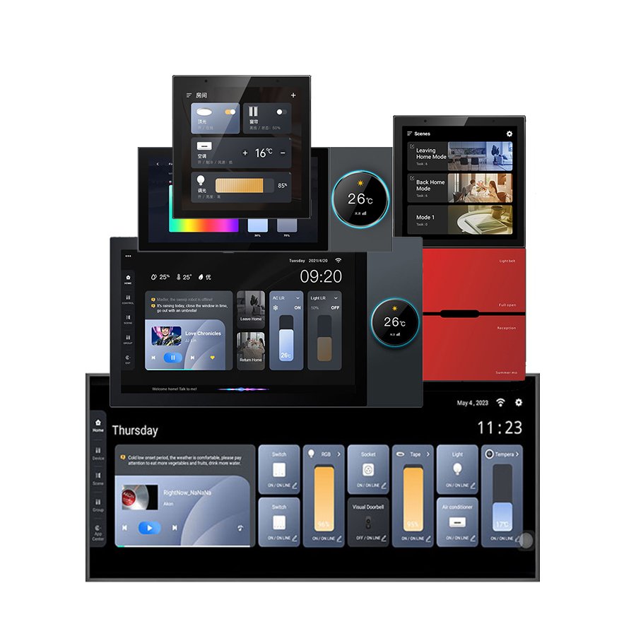12 Inch Multi-Functional Touch Screen Tuya Smart Home Control Panel WiFi Central Controller For Scenes Wall Music Amplifier