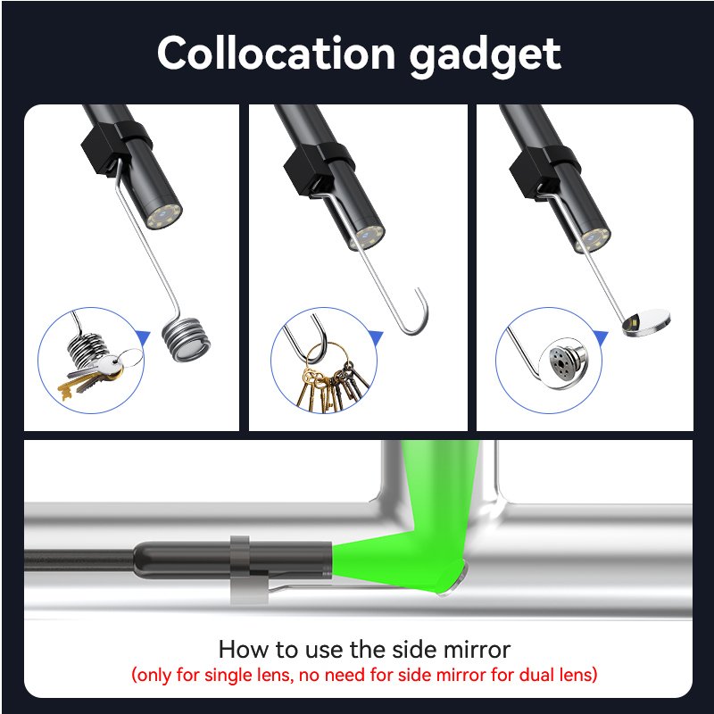 WiFi Inspection Camera Night Vision Waterproof Mini Videoscope Borescope Apple Android OTG Type-C Indoor Outdoor Analog Camera