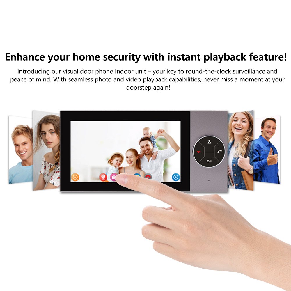 2024 New Trend HD 2MP WIFI Smart Video Intercom System with Multi-unlocking Access Control Camera Tuya Interphone for Security