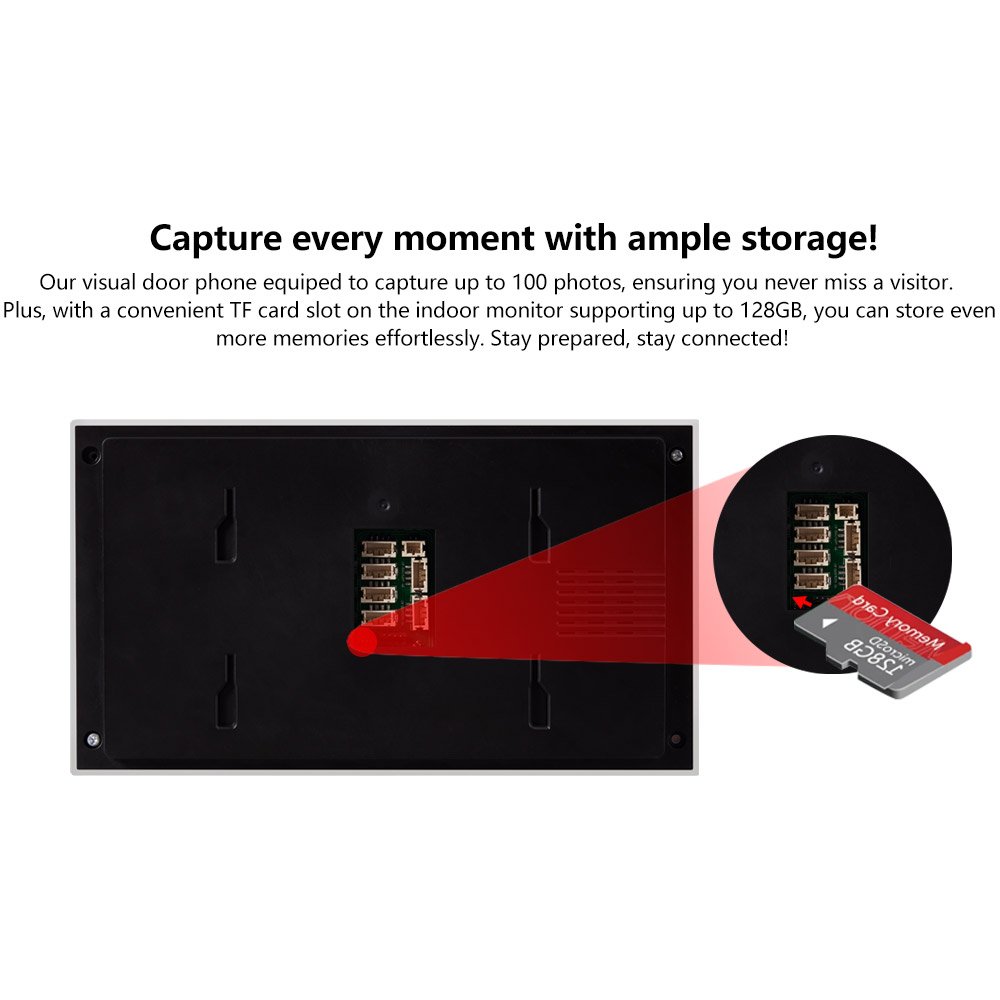 2024 New Trend HD 2MP WIFI Smart Video Intercom System with Multi-unlocking Access Control Camera Tuya Interphone for Security