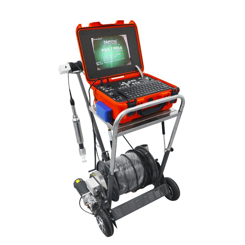 73mm Dual 360 Degree Rotate High Resolution Focus Function Good Price Underwater Deep Well Inspection Drilling Borehole Camera