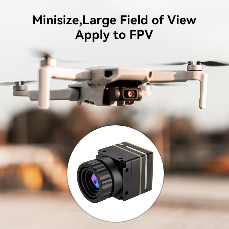 Infrared Thermal Imaging camera Module 640*512/9.1mm Thermal camera Mainboard & Lens With CVBS Output For DIY FPV RC Drones/CAR