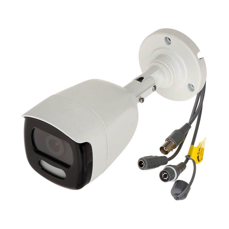 40m White Light Full Color Night Vision Motion Detection 2MP Bullet Analog CCTV Camera DS-2CE12DF3T-F
