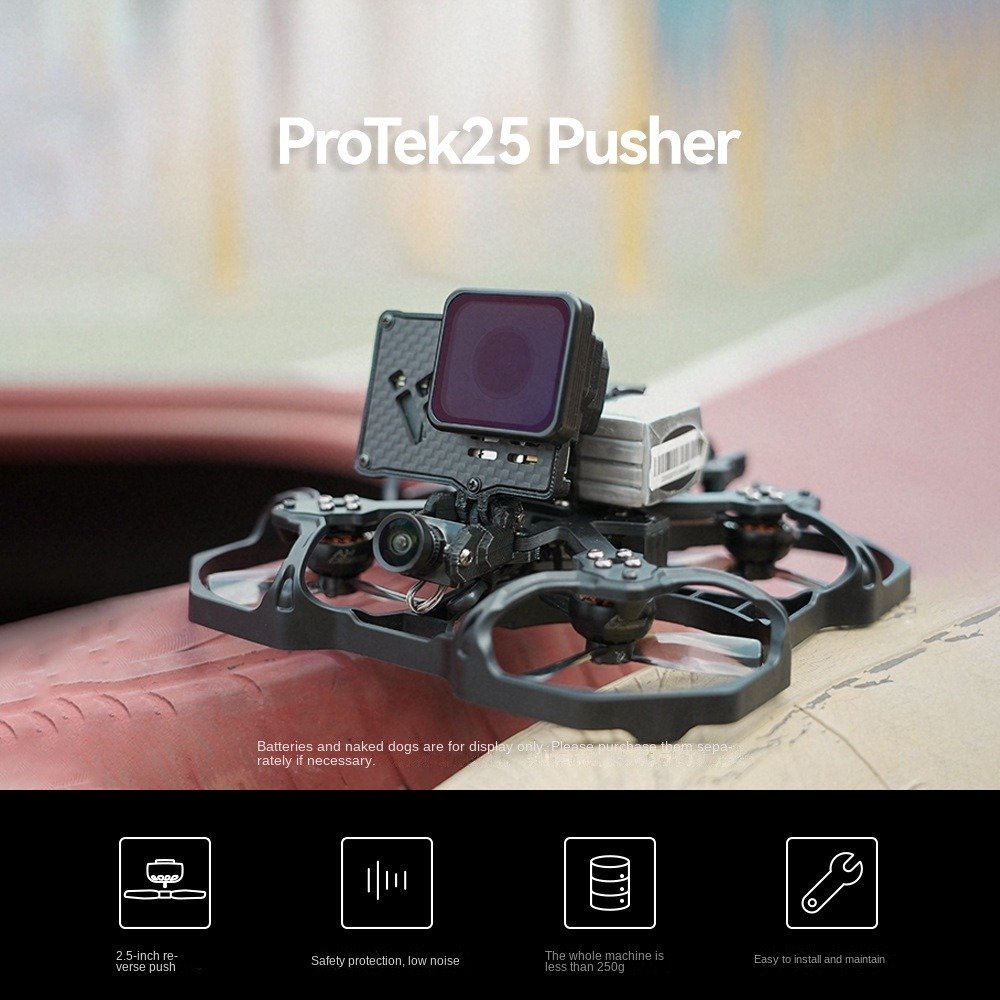 Iflight Protek25 Pusher Analog Fpv 4s Bnf Quadcopter With Runcam 4k Camera Rc Fpv Racing Drone Quadcopter