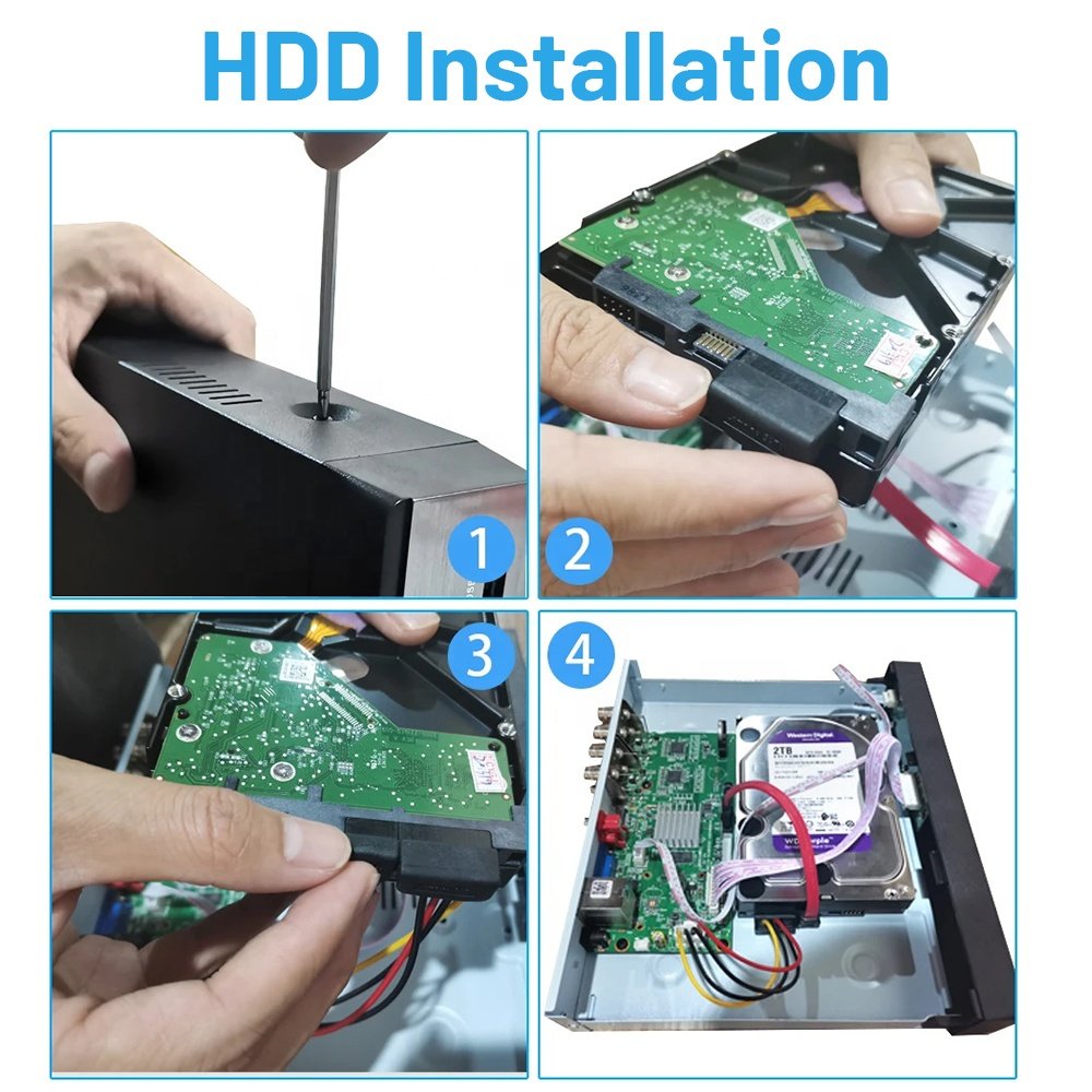 Wholesale XMeyepro AHD DVR 5MN 4CH 8CH 16CH CVI TVI CVBS Analog IP 6IN1 Digital Video Recorder CCTV Security System 5MP Kit