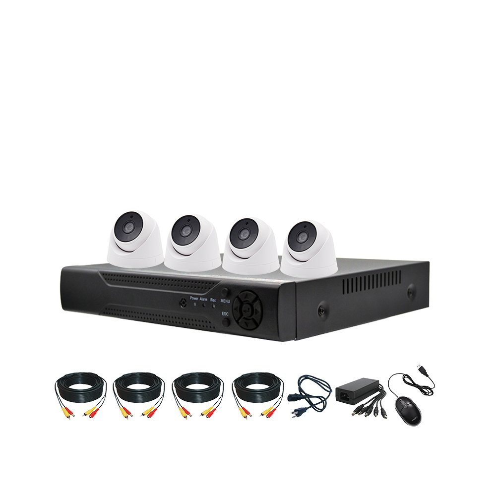 xmeye 2MP AHD 4ch cctv dvr kit 4 bullet outdoor camera set cctv system