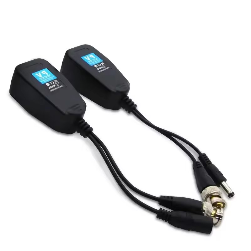 CCTV Power Audio Balun 1CH RJ45 Passive Digital Analog High Definition Camera Supply Power For HDCVI/HDTVI/AHD