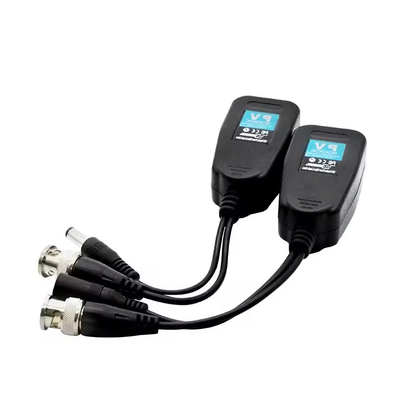 CCTV Power Audio Balun 1CH RJ45 Passive Digital Analog High Definition Camera Supply Power For HDCVI/HDTVI/AHD