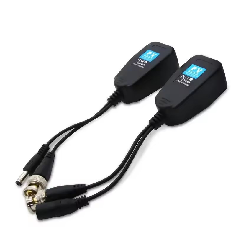 CCTV Power Audio Balun 1CH RJ45 Passive Digital Analog High Definition Camera Supply Power For HDCVI/HDTVI/AHD