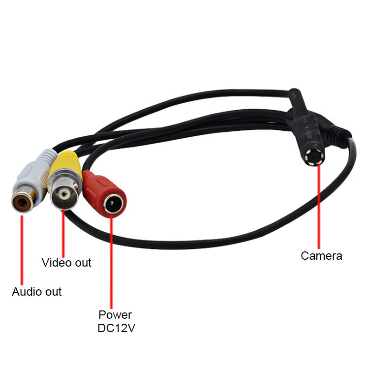 2MP 1080P IR Night Vision Cctv Small Video Audio Analog Bnc Ahd Camera Indoor Home Security