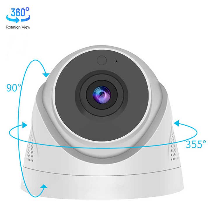 1080P HD Mini Video Home Security Camera Indoor Analog CCTV with Night Vision Face Detection for Elevator Ceiling Installation