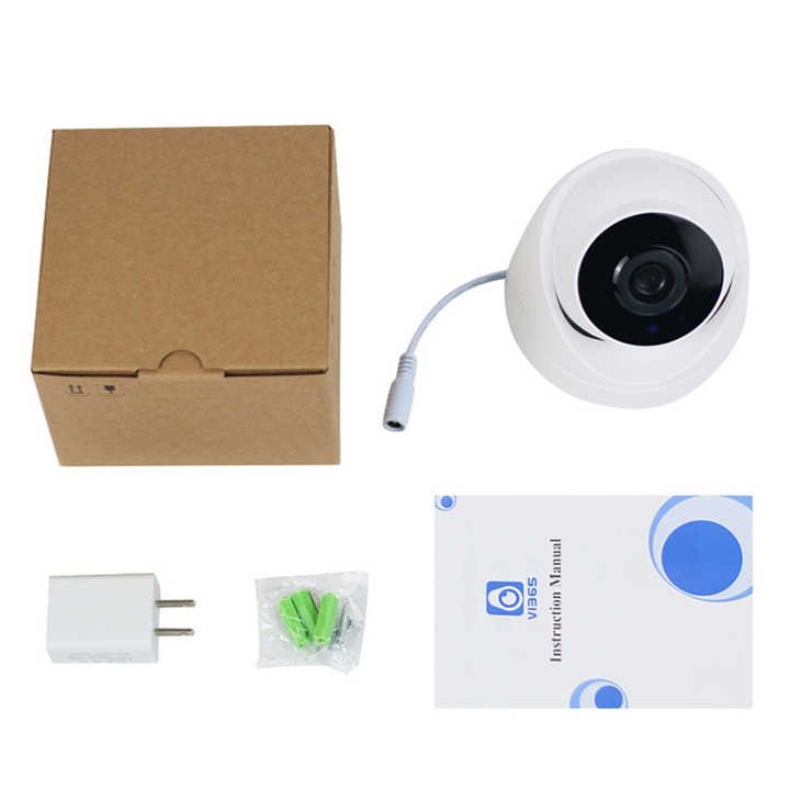 1080P HD Mini Video Home Security Camera Indoor Analog CCTV with Night Vision Face Detection for Elevator Ceiling Installation